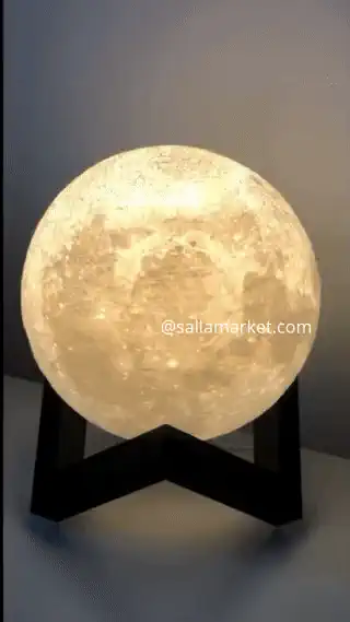 مصباح القمر ثلاثي الأبعاد